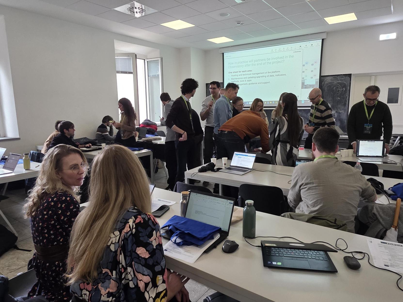 FORWARDS partners during a workshop.